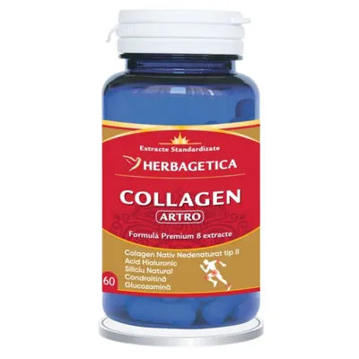 Collagen Artro, Herbagetica | 60 capsule