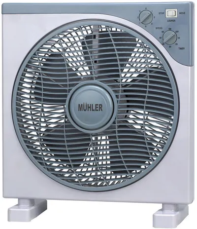 Ventilator Muhler - SMX-1250, 3 viteze, 30 cm, gri