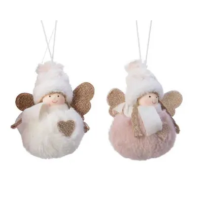 Ingerasi decorativi - Girl with Faux Fur - mai multe culori