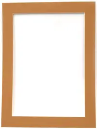 Rama unică din carton Em Art - 700 g/m2, pentru hârtie A3, dimensiunea exterioară 49 x 36.7 cm, maro