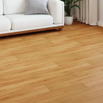 vidaXL Pardoseală Laminată Castan Cald 101 x 20 x 0,8 cm 5 buc.