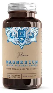 Magneziu bisglicinat, 125 mg, 90 capsule, Focus Supplements