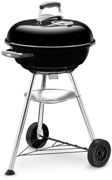 Grătar cu cărbuni Weber - Compact, gratar 47 cm, negru