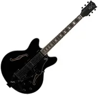 Chitară semi-acustică VOX - BC V90B BK, Jet Black