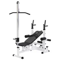 Banca multifunctionala fitness cu scripete negra