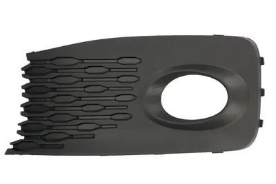 Grila bara cu locas far ceata, plastic, negru potrivit VW CADDY V dupa 2020