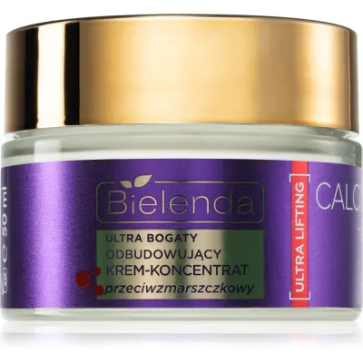 Bielenda Calcium + Q10 Ultra rich rebuilding cream anti-wrinkle concentrate for the night cremă antirid cu efect de regenerare pentru noapte 50 ml