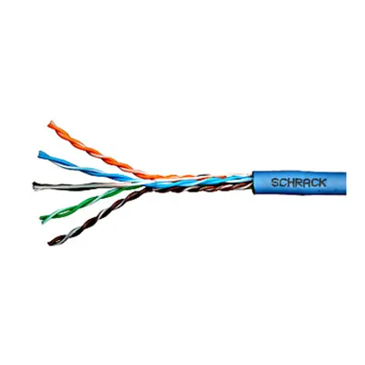 Cablu U/UTP Cat.6a, 4x2xAWG23/1, 500MHz, LS0H, Eca, albastru - 100ml