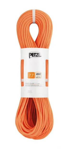 Corda dublă Petzl Paso Guide 7,7 mm 60 m portocalie
