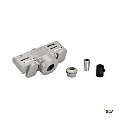 Şină EUTRAC 3 faze adaptor, gri incl. mounting accessory
