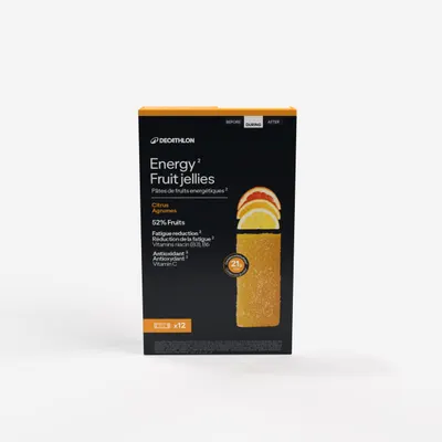 Pastă de fructe energizantă ecosize citrice 12x25g