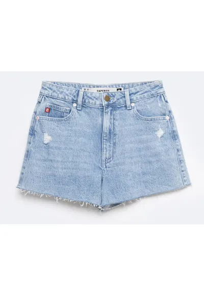Blugi scurti cu talie inalta Authentic 284