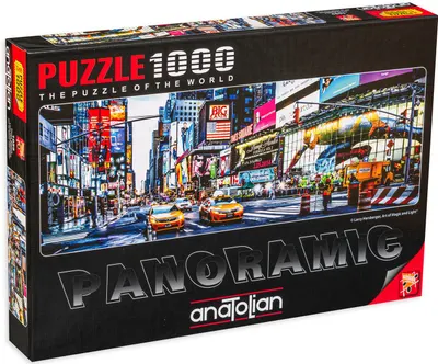 Puzzle panoramic Anatolian din 1000 de piese - Times Square, Larry Hersberger