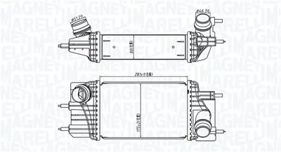 Compresor intercooler potrivit NISSAN JUKE, NV200, NV200 EVALIA, PULSAR 1.5D 02.10