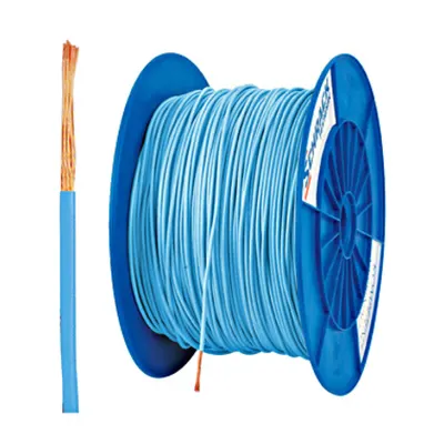 Tambur cu conductor H05V-K 0,75 albastru deschis