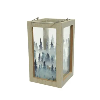 Suport lumanare - Tree Print o Glass