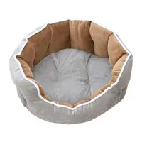 Culcus Catifea Pentru Caini Si Pisici Gri-maro 48 X 42 X 17 Cm/ 9247-2021E
