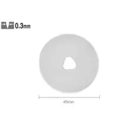 Set RB45-10 - lame japoneze rotunde de 45 mm. 10 bucati. Olfa