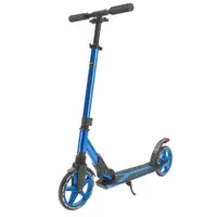 Trotineta pliabila cu suspensie, cric si lumina de frana pe spate, Kick'n Roll, Lamborghini L2-200, Albastru