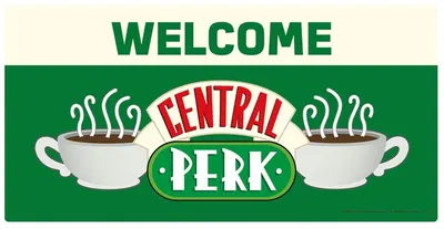 Afis metalic Pyramid Television: Friends - Welcome To Central Perk
