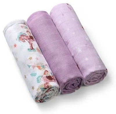 Scutece din bambus BabyOno - Take Care 397-11, 3 bucăți, 70x70 cm