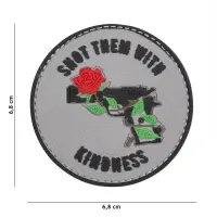 Patch Shot them with kindness velcro PVC - Default Title