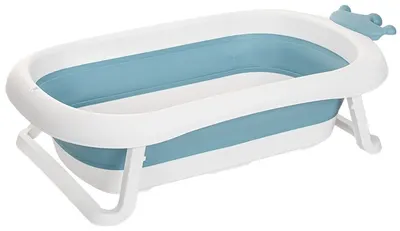Cadă pliabilă cu scurgere Lorelli - Royal, 83 cm, Nordic Blue