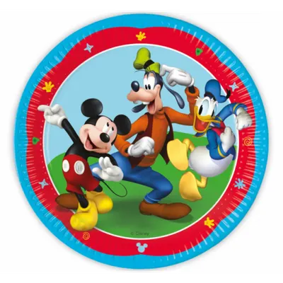 Farfurii petrecere mickey rock the house 23 cm Procos PR93822