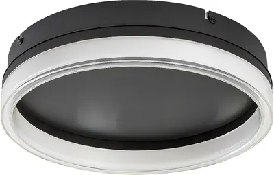 Plafonieră LED Rabalux - Seraphiel, 18W, 33 cm, IP20, negru