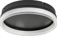 Plafonieră LED Rabalux - Seraphiel, 18W, 33 cm, IP20, negru