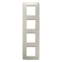 Placa ornament CProiector HORUS ONE - IN TECHNOPOLYMER - 2+2+2+2 modul VERTICAL - IVORY - CProiector HORUS