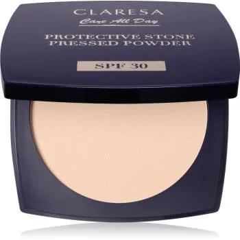 Claresa Care All Day Protective Stone Pressed Powder pudra de fixare SPF 30
