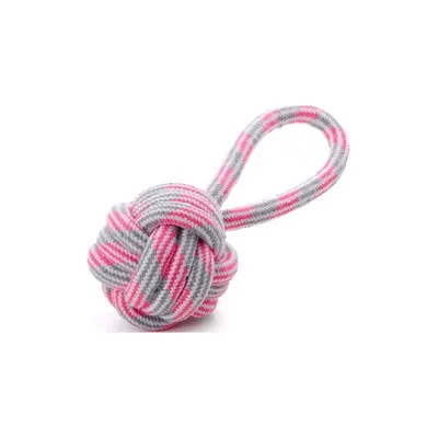 Jucarie minge franghie & maner pink 9 cm