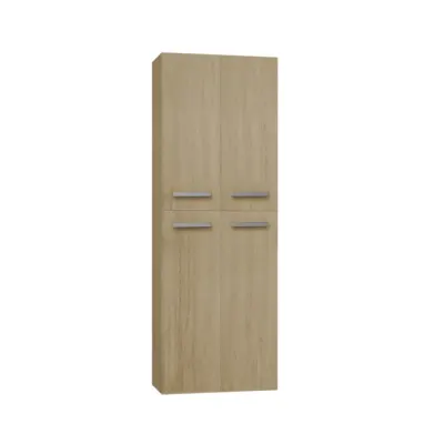 Dulap baie ADINO, 4 usi, sonoma, 60x30x174 cm