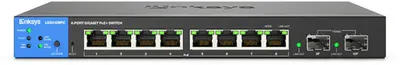 Comutator Linksys - LGS310MPC, 10 porturi, negru