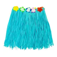 Fusta hawaii scurta albastra