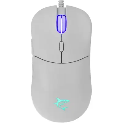 Mouse Gaming White Shark GM-5010 BAGDEMAGUS, iluminare RGB, 7,200 dpi, Cu fir (Alb)