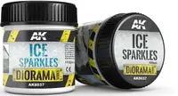 Produs texturant AK Interactive - Efect de zăpadă: Sclipici de gheață (Ice Sparkles) - (AK8037) (100 ml)