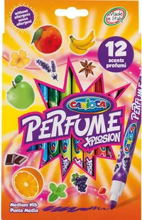 Carioci colorate Carioca - Xplosion, 12 culori, aromate