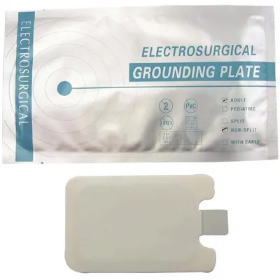 Set 2 x Electrod Neutru pentru Electrocauter Adulti, Placa de Impamantare Chirurgicala, Prima