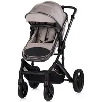Carucior transformabil 2 in 1 pentru copii Chipolino Amore Latte cu suspensii, sezut reversibil, accesorii, greutate suportata 22 kg