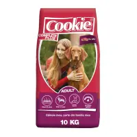Hrana uscata pentru caini Cookie, Complete Plus Adult, Vita 10kg