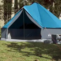 Gossi cort de familie tipi pentru 8 persoane, albastru, impermeabil