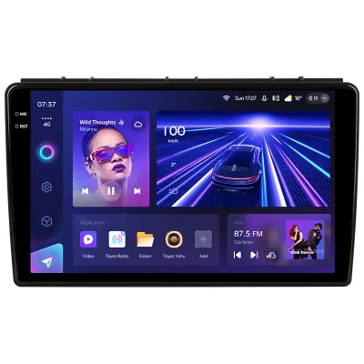 Navigatie Auto Teyes CC3 2K Saab 9-3 2007-2014 4+64GB 9.5" QLED Octa-core 2Ghz, Android 4G Bluetooth 5.1 DSP