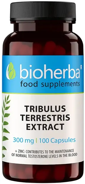 Tribulus Terrestris Extract, 300 mg, 100 capsule, Bioherba