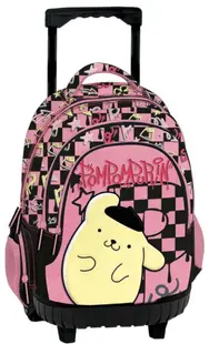 Ghiozdan cu roți Graffiti Pompompurin - cu 3 compartimente