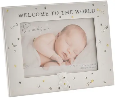 Rama foto cu decorațiune Widdop Bambino - Bine ai venit în lume