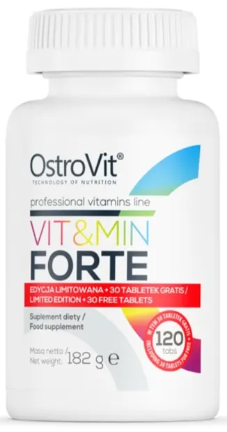 Vit&Min Forte Limited Edition, 120 tablete, OstroVit