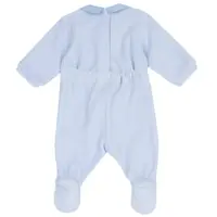 Salopeta bebelusi Chicco din velur, Bleu, 00340-69MFCI