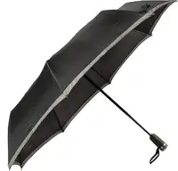 Umbrelă Hugo Boss Gear – negru-gri